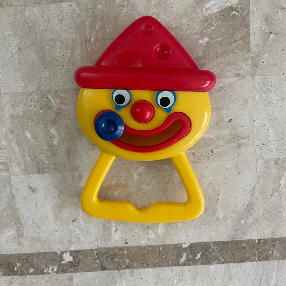 Ambi vintage clown rattle